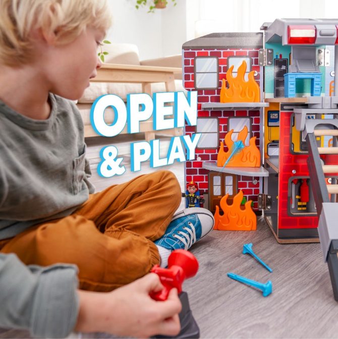 Adventure Bound™ 2-in-1 Transforming Fire Truck Play Set - Image 7