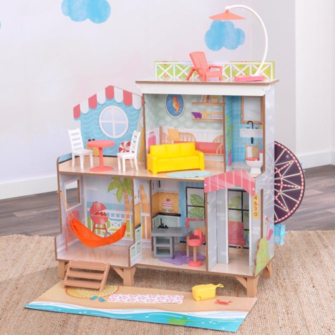 Ferris Wheel Fun Beach House Dollhouse - Image 4