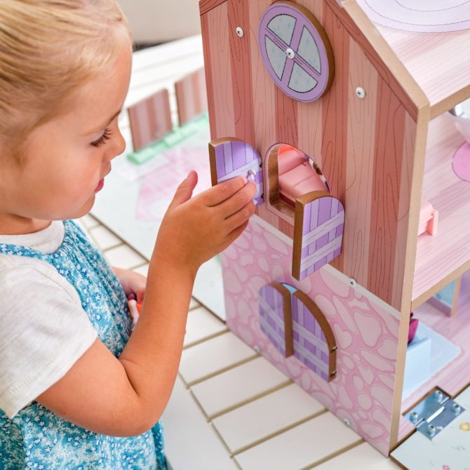 Play & Store Cottage Dollhouse - Image 9