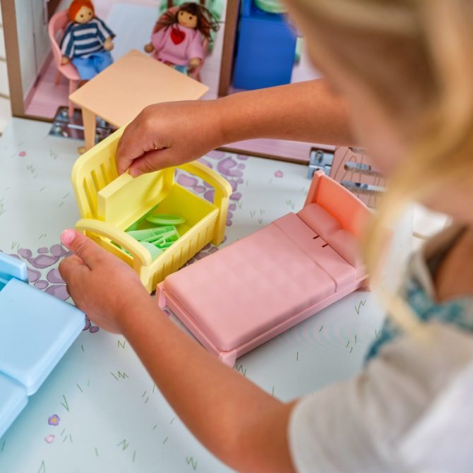 Play & Store Cottage Dollhouse - Image 10