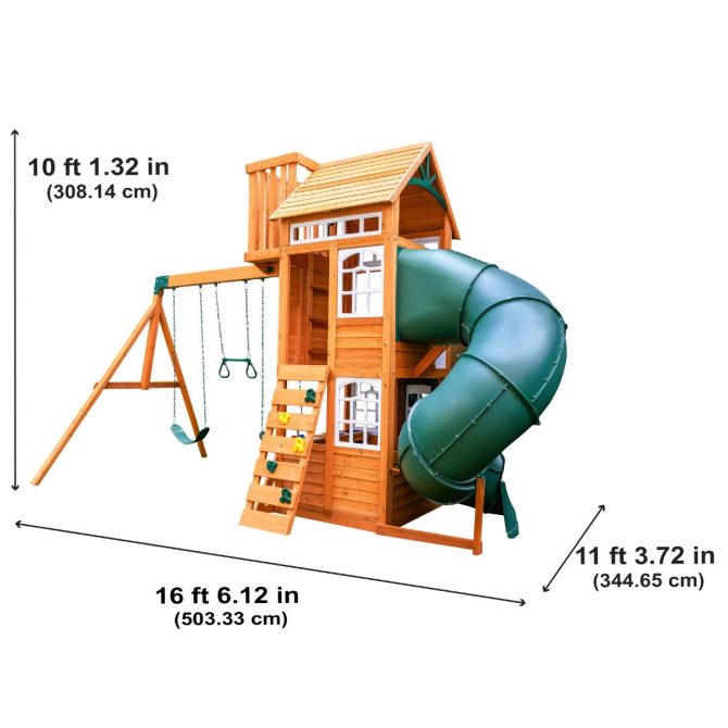 Ridgemoor Perch Swing Set - Installation Available - Image 17
