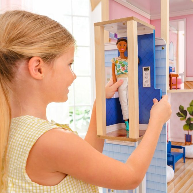 Hamptons Mansion & Pool House Dollhouse - Image 8