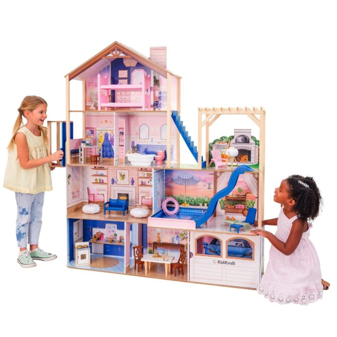 Hamptons Mansion & Pool House Dollhouse - Image 15