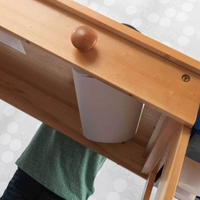 Art Table with Drying Rack & Storage - Image 9