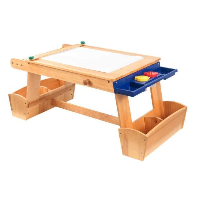 Art Table with Drying Rack & Storage - Image 8