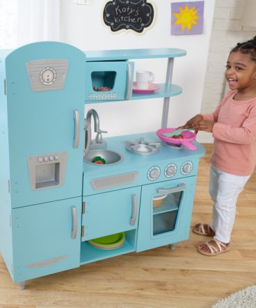 Vintage Play Kitchen - Blue