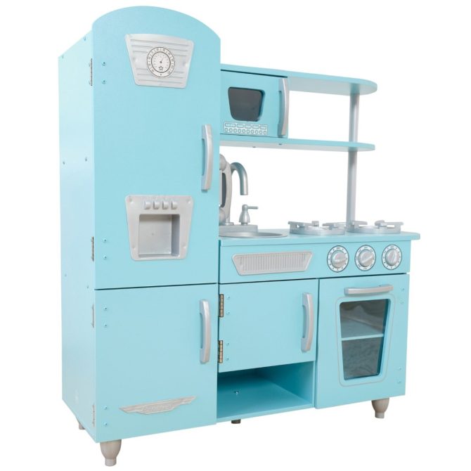 Vintage Play Kitchen - Blue - Image 13