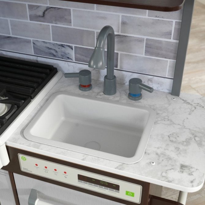 Uptown Elite Espresso Play Kitchen - Image 6
