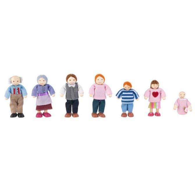 Doll Family of 7 - Caucasian - Image 4