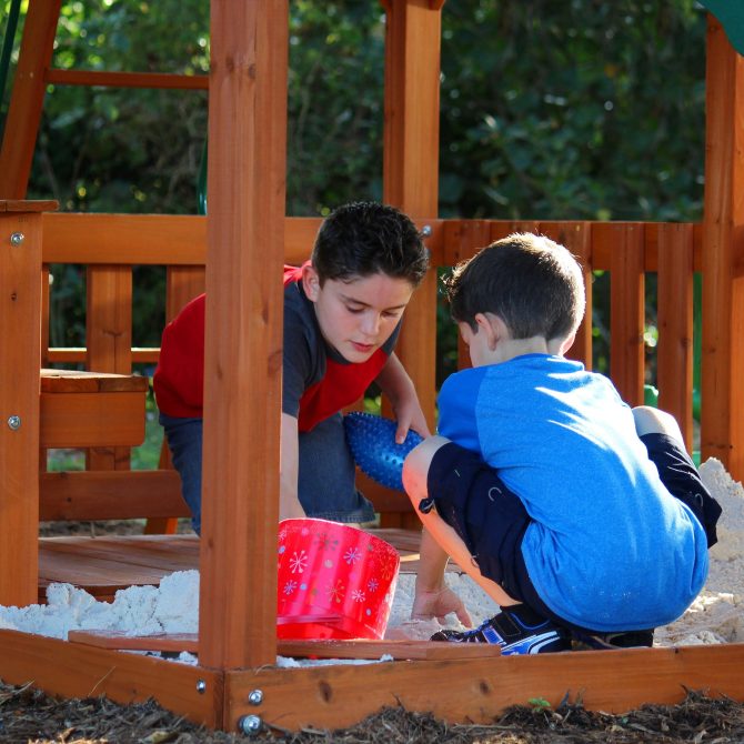 Skyfort II Swing Set & Climbing Frame - Image 6