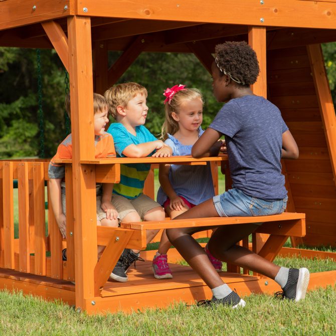 Skyfort II Swing Set & Climbing Frame - Image 4