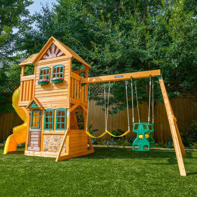 Boulder Station Swing Set - Installation Available - Image 5