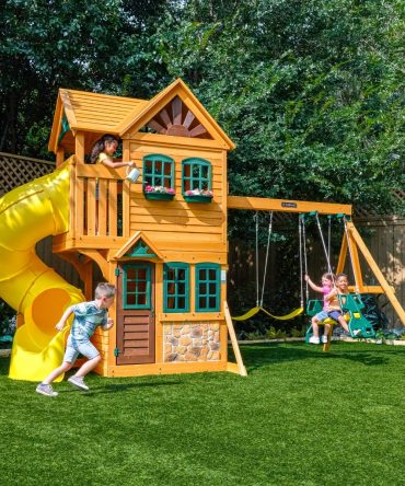 Boulder Station Swing Set - Installation Available