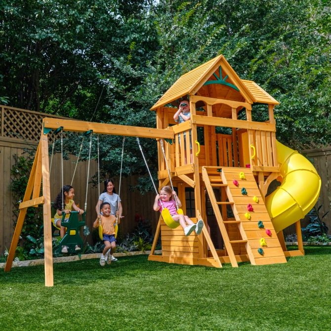 Boulder Station Swing Set - Installation Available - Image 3