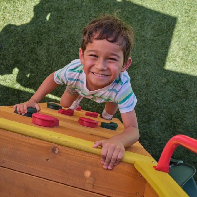 Bear Cave Lodge Swing Set - Installation Available - Image 12