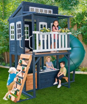 Cozy Escape Playhouse - Navy - Installation Available