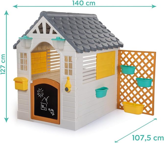 Dolu Children's Garden Playhouse with Fence - Image 6