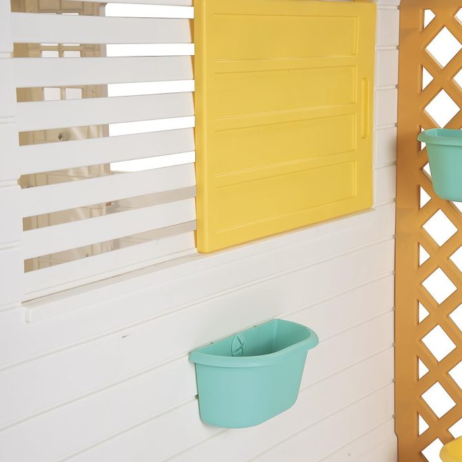 Dolu Children's Garden Playhouse with Fence - Image 3