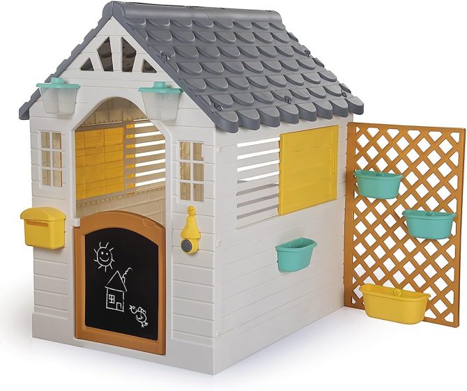 Dolu Children's Garden Playhouse with Fence