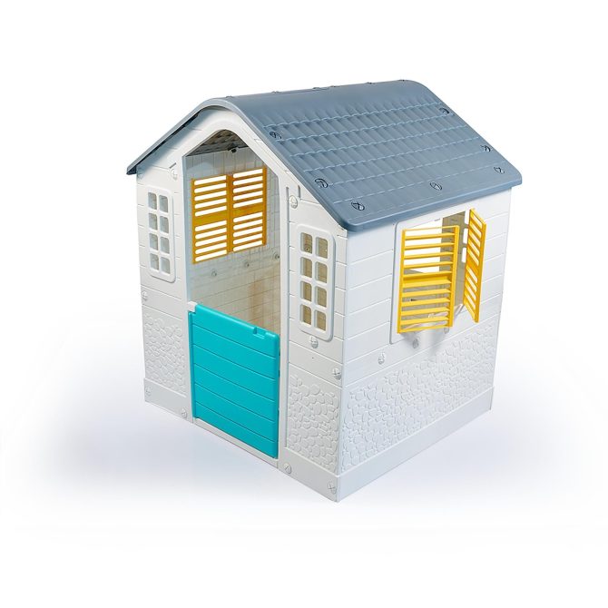Dolu Kids Outdoor Playhouse – White - Image 2