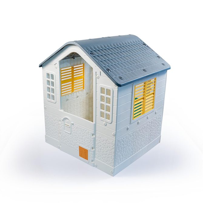 Dolu Kids Outdoor Playhouse – White - Image 8
